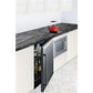 Summit Appliance AL75G Series 24" Black Finish Built-In Commercial Beverage Center with Glass Door