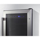 Summit Appliance ALBV15 Series 15" Stainless Steel Finish Built-In Beverage Center
