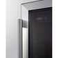 Summit Appliance ALBV15 Series 15" Stainless Steel Finish Built-In Beverage Center
