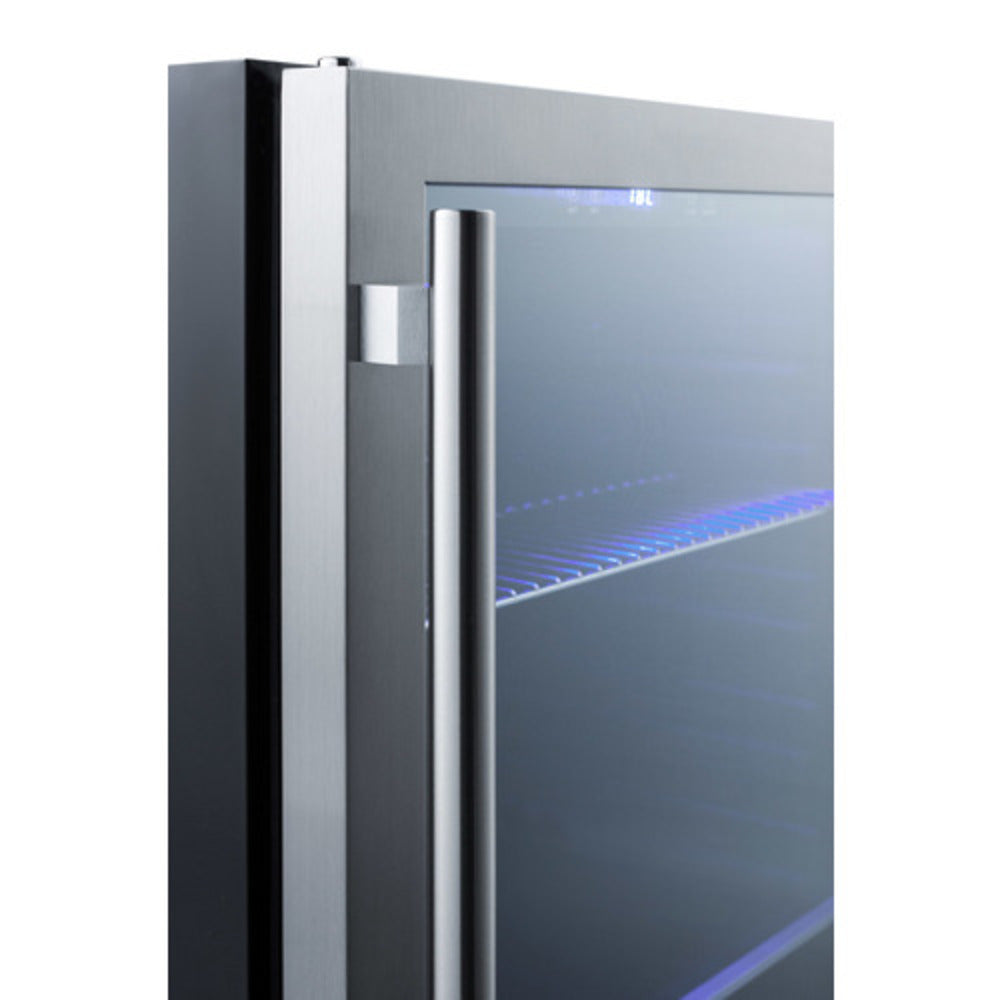 Summit Appliance ALBV2466 Series 24" Black Finish Built-In Beverage Cooler