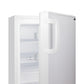 Summit Appliance ALFZ36 Series 20" White Finish Built-In All-Freezer
