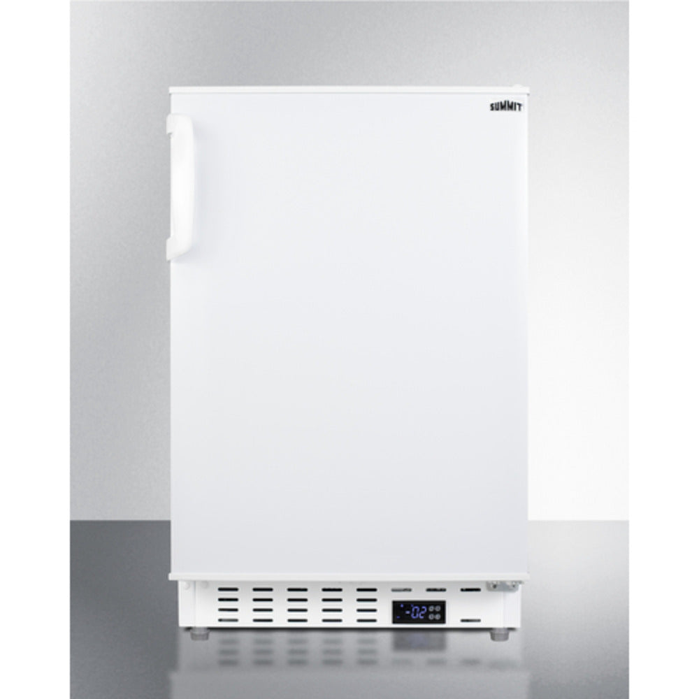 Summit Appliance ALFZ36 Series 20" White Finish Built-In All-Freezer