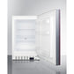 Summit Appliance ALFZ36 Series 21" Panel-Ready/White Finish Built-In All-Freezer