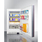 Summit Appliance ALFZ36 Series 21" Panel-Ready/White Finish Built-In All-Freezer
