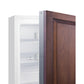 Summit Appliance ALFZ36 Series 21" Panel-Ready/White Finish Built-In All-Freezer