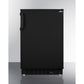 Summit Appliance ALFZ37 Series 20" Black Finish Built-In All-Freezer