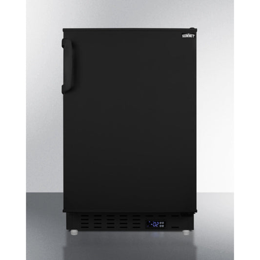 Summit Appliance ALFZ37 Series 20" Black Finish Built-In All-Freezer
