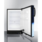 Summit Appliance ALFZ37 Series 20" Decal/Black Finish Beer Froster