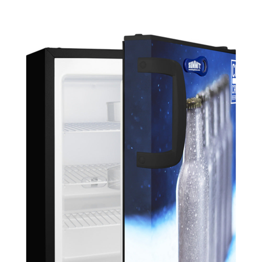 Summit Appliance ALFZ37 Series 20" Decal/Black Finish Beer Froster