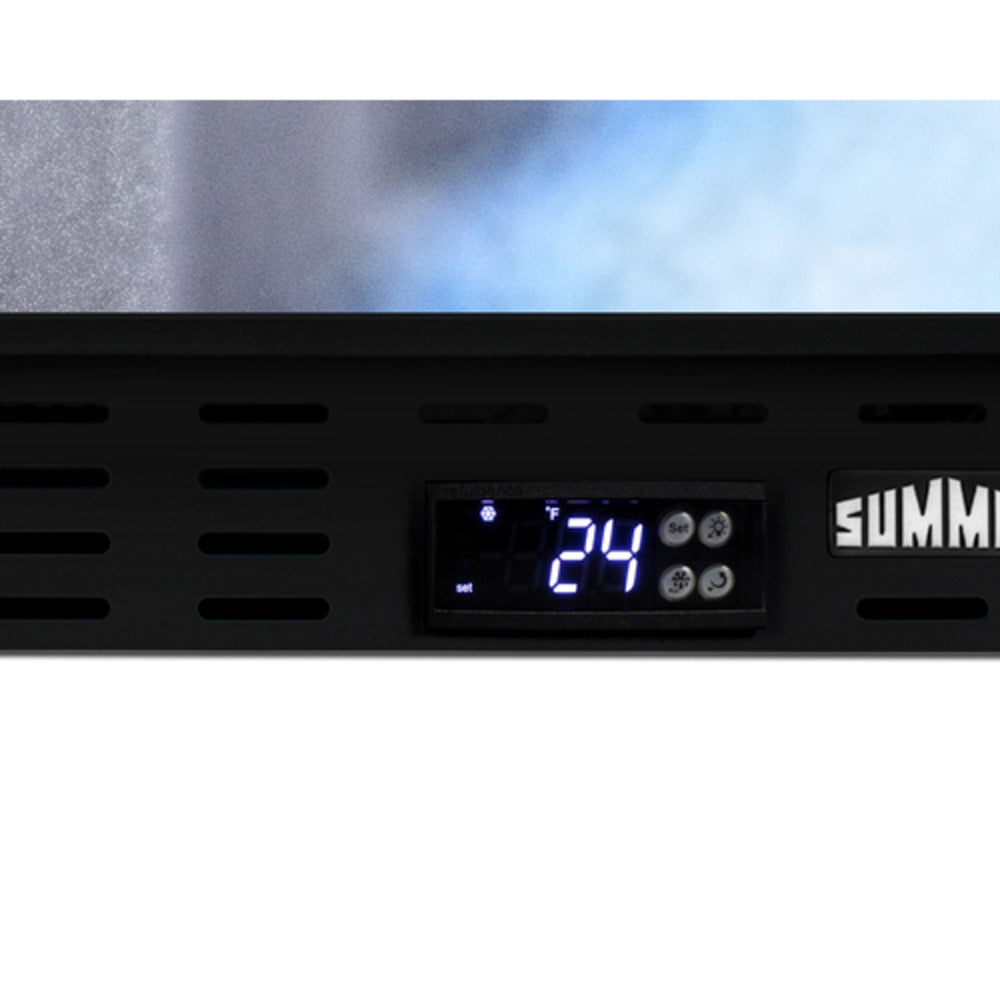 Summit Appliance ALFZ37 Series 20" Decal/Black Finish Beer Froster