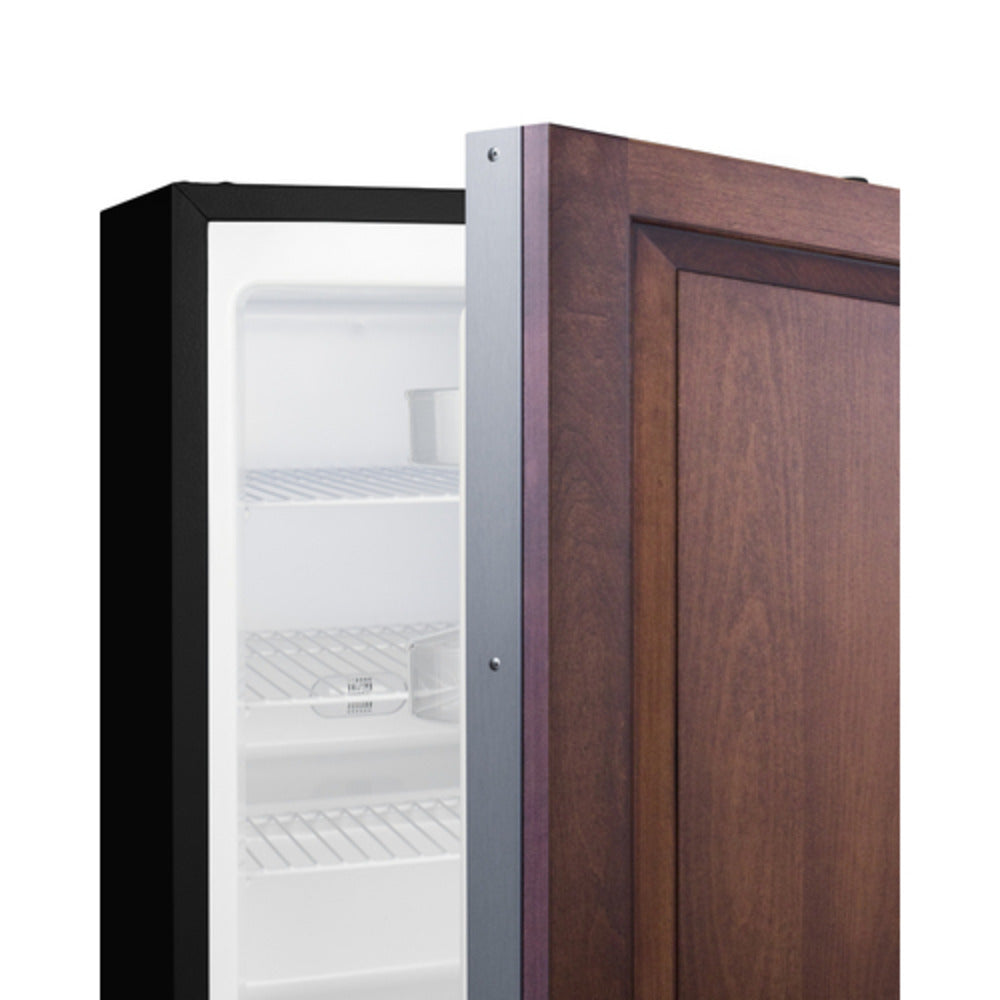 Summit Appliance ALFZ37 Series 21" Panel-Ready/Black FInish Built-In All-Freezer
