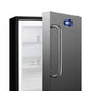 Summit Appliance ALFZ37 Series 21" Stainless Steel/Black Finish Beer Froster with Towel Bar Handle