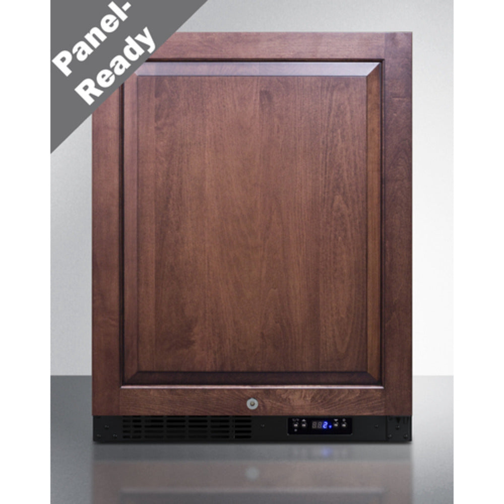 Summit Appliance ALFZ51 Series 24" Panel-Ready/Black Finish Built-In All-Freezer