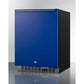 Summit Appliance ALFZ53 Series 24" Blue/Black Finish Built-In All-Freezer with Brushed Stainless Steel Handle