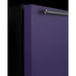 Summit Appliance ALFZ53 Series 24" Purple/Black Finish Built-In All-Freezer with Brushed Stainless Steel Handle