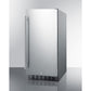 Summit Appliance ALR15 Series 15" Stainless Steel Finish Built-In All-Refrigerator