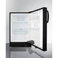 Summit Appliance ALR47 Series 20" Black Finish Built-In All-Refrigerator