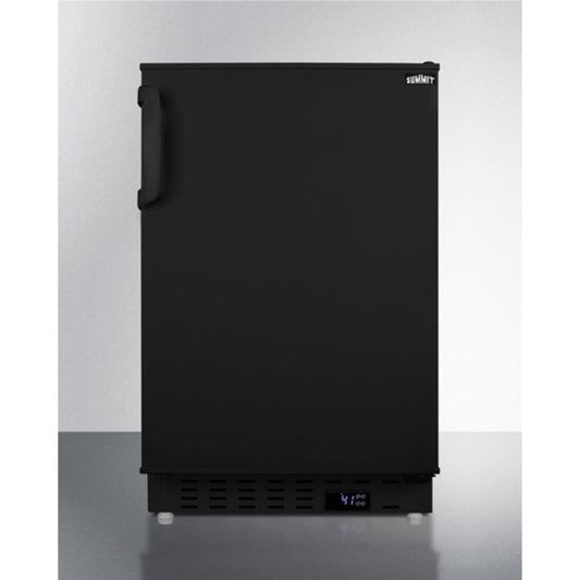 Summit Appliance ALR47 Series 20" Black Finish Built-In All-Refrigerator