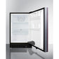 Summit Appliance ALR47 Series 21" Panel-Ready/Black Finish Built-In All-Refrigerator