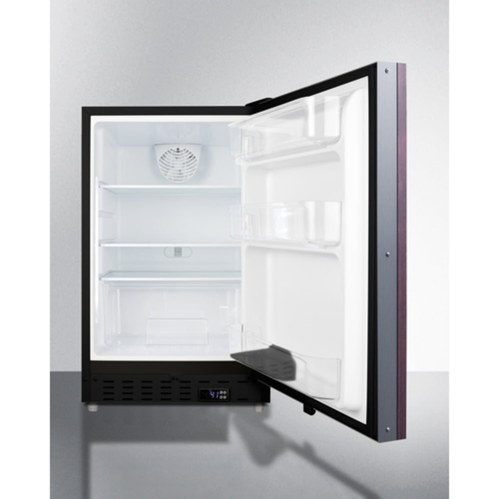 Summit Appliance ALR47 Series 21" Panel-Ready/Black Finish Built-In All-Refrigerator