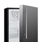 Summit Appliance ALR47 Series 21" Stainless Steel/Black Finish Built-In All-Refrigerator with Brushed Stainless Steel Handle