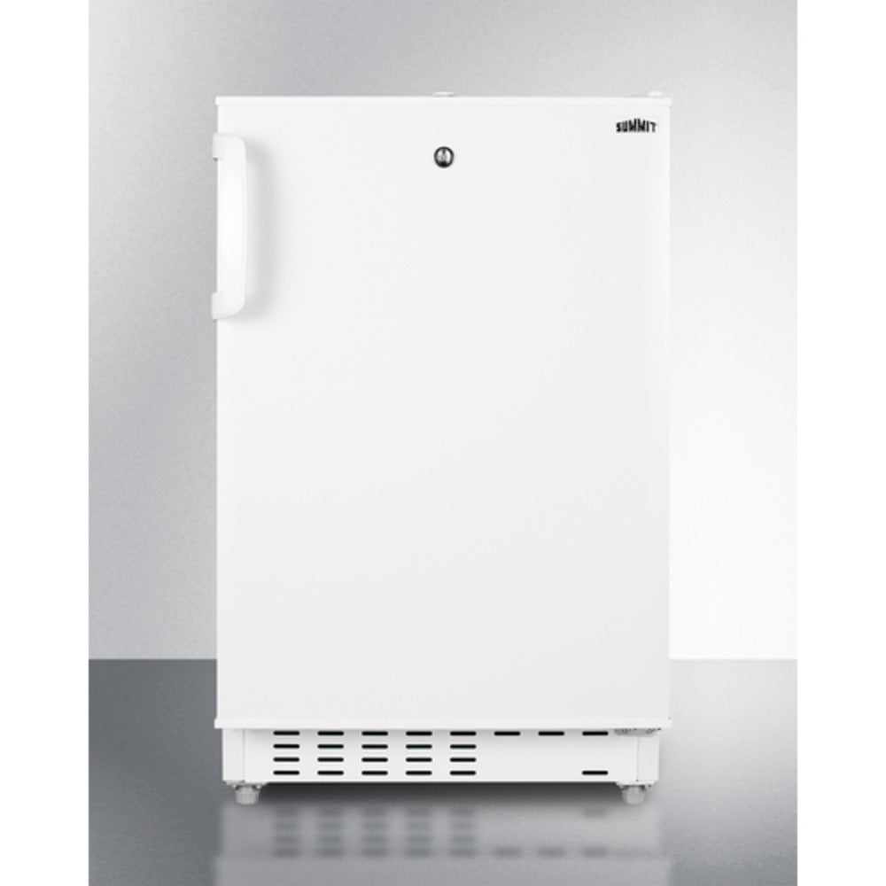 Summit Appliance ALRF48 Series 20" White Finish Built-In Refrigerator-Freezer