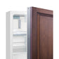 Summit Appliance ALRF48 Series 21" Panel-Ready/White Finish Built-In Refrigerator-Freezer