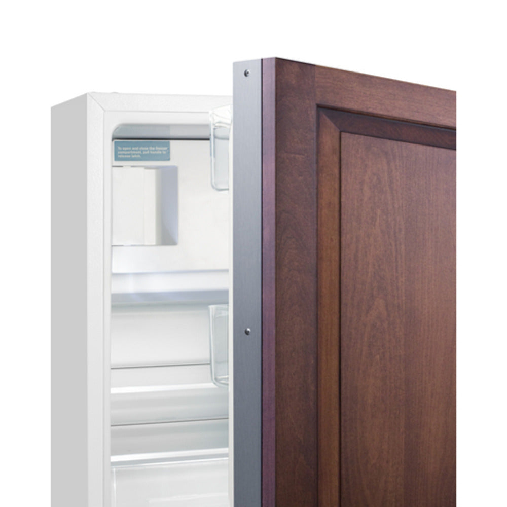 Summit Appliance ALRF48 Series 21" Panel-Ready/White Finish Built-In Refrigerator-Freezer