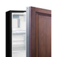 Summit Appliance ALRF49 Series 21" Panel-Ready/Black Finish Built-In Refrigerator-Freezer