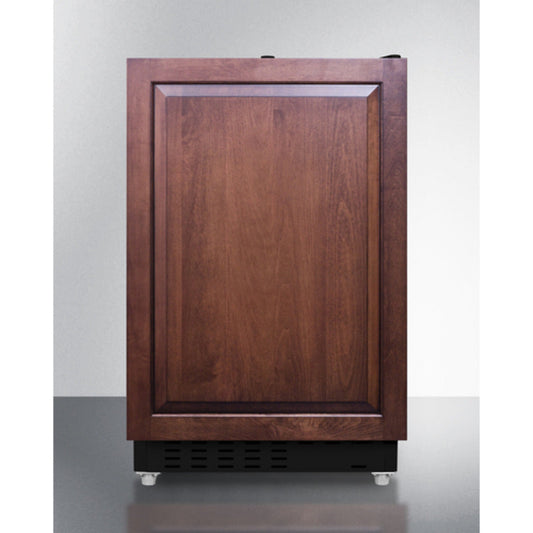 Summit Appliance ALRF49 Series 21" Panel-Ready/Black Finish Built-In Refrigerator-Freezer