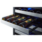 Summit Appliance ALWC532 Series 24" Panel-Ready/Black Cabinet Finish Built-In Wine Cellar