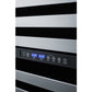 Summit Appliance ALWC532 Series 24" Stainless Steel Cabinet Finish Built-In Wine Cellar