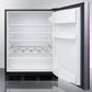 Summit Appliance AR5B Series 24" Panel-Ready/Black Finish Built-In All-Refrigerator