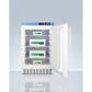 Summit Appliance Accucold 20" ACF33LCAL White Finish Built-In Compact All-Freezer