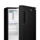 Summit Appliance Accucold 20" Black Finish Built-in Refrigerator-Freezer