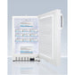 Summit Appliance Accucold 20" White Finish Built-In Healthcare All-Refrigerator with Hi/Lo Temperature Readout