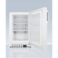 Summit Appliance Accucold 20" White Finish Built-In Vaccine All-Freezer