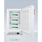 Summit Appliance Accucold 20" White Finish Built-In Vaccine All-Freezer