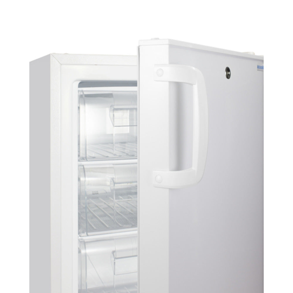 Summit Appliance Accucold 20" White Finish Built-In Vaccine All-Freezer