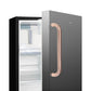 Summit Appliance Accucold 21" Stainless Steel & Black Finish Built-in Refrigerator-Freezer