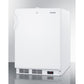 Summit Appliance Accucold 24" ACF48W White Finish Built-In Compact All-Freezer