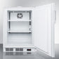 Summit Appliance Accucold 24" ACF48WADA White Finish Built-In Compact All-Freezer