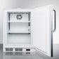 Summit Appliance Accucold 24" ACF48WCSSADA Stainless Steel Finish Built-In Compact All-Freezer
