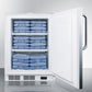 Summit Appliance Accucold 24" ACF48WCSSADA Stainless Steel Finish Built-In Compact All-Freezer