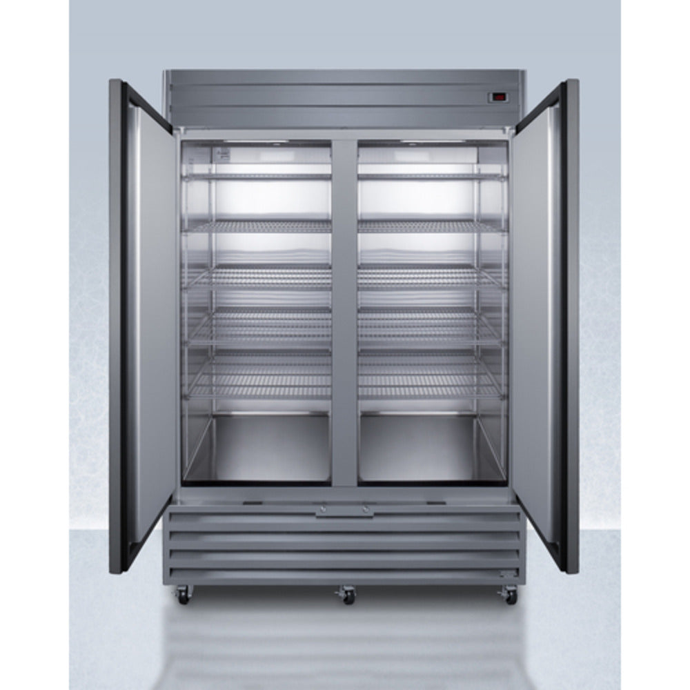Summit Appliance Accucold 39 cu.ft. Stainless Steel Upright Healthcare Freezer