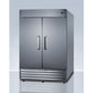 Summit Appliance Accucold 39 cu.ft. Stainless Steel Upright Healthcare Freezer