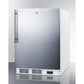 Summit Appliance Accucold ACF48WSSHVADA Stainless Steel Finish Built-In Compact All-Freezer