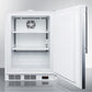 Summit Appliance Accucold ACF48WSSHVADA Stainless Steel Finish Built-In Compact All-Freezer