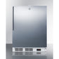 Summit Appliance Accucold ACF48WSSHVADA Stainless Steel Finish Built-In Compact All-Freezer