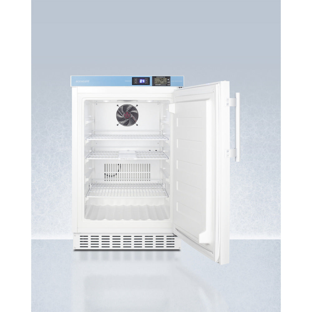 Summit Appliance Accucold ACR45LCAL White Finish Built-In Pharmacy All-Refrigerator